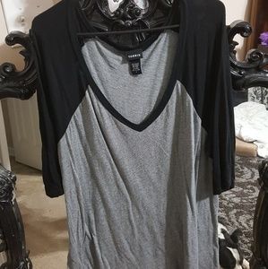 Torrid raglan top